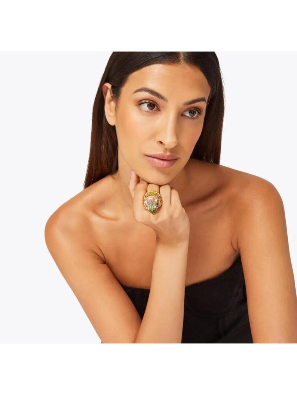 Kurt Geiger crystal eagle ring